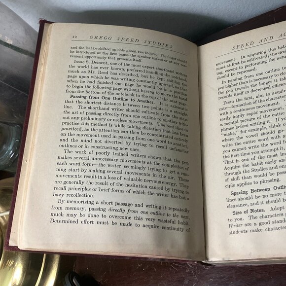 Antique Gregg Speed Studies Anniversary Edition by John Gregg 1929 - Picture 9 of 10